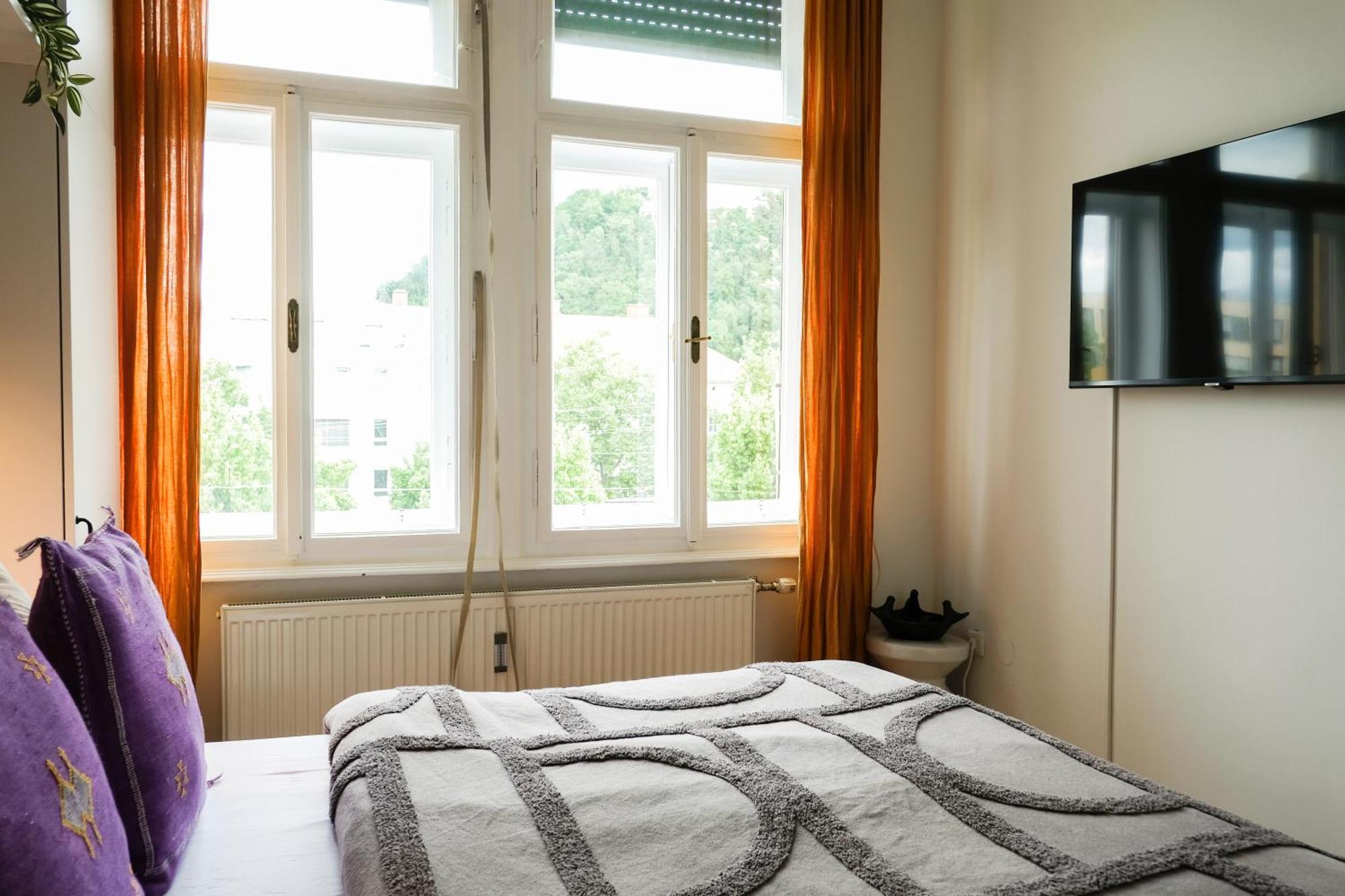 Stilvolles Apartment Im Zentrum - Free Parking Graz Exteriör bild